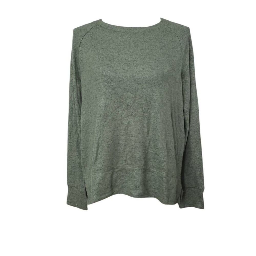 Workshop Republic Clothing Women's Size Medium Olive Green Soft Long Sleeve Top